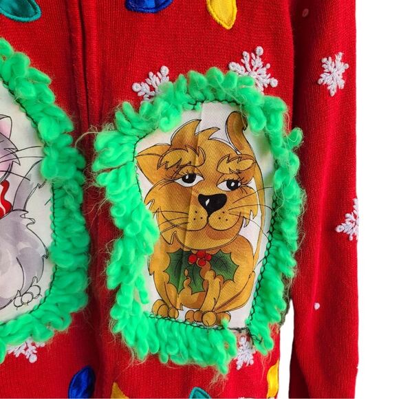 Ugly Dog Cat Christmas Sweater - Picture 5 of 9
